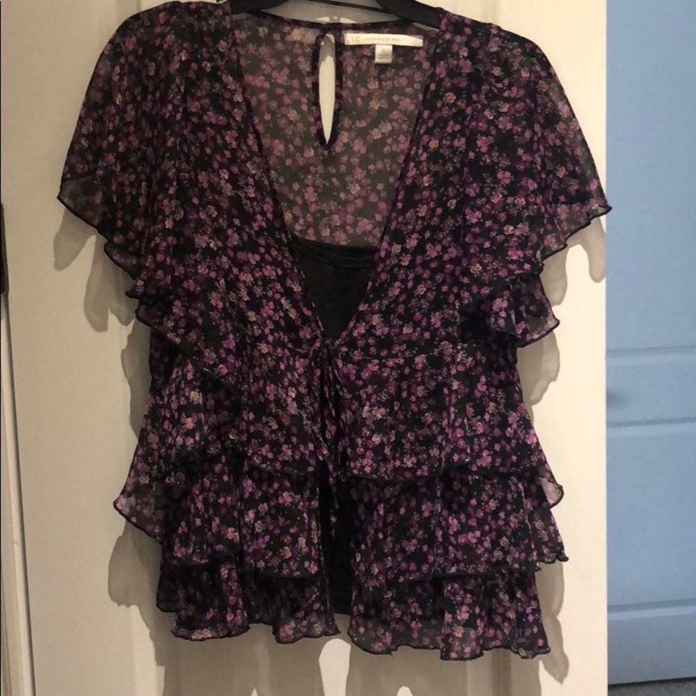 Sheer cover up top